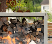Hochwertige Kaminholzregale für Innen- und Außenbereiche – funktional und elegant
