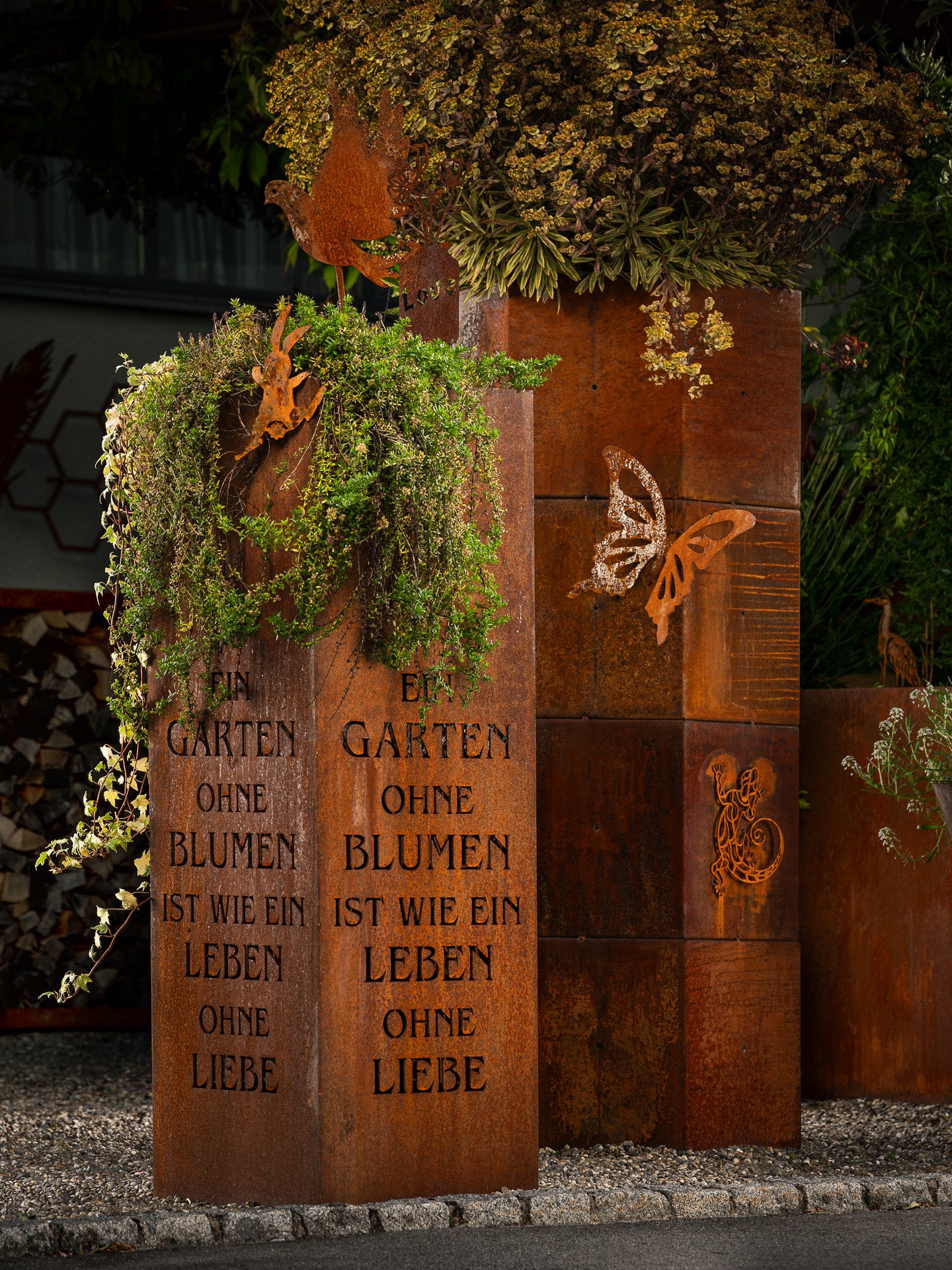 As unique as the fire in your garden